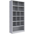 Metalware – Étagère enclenchable RK263, 7 tablettes, 36 x 24 x 76 po, gris pâle-Système de tablettes ajustables offrant un espace de rangement solide, mais économique qui convient à vos besoins