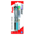 Pentel – Trousse de départ de portemine Energize, 0,7 mm, paquet de 2-La prise texturée confortable sans latex garantit un grand confort d’écriture toute la journée