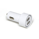 NXT Technologies - Chargeur de véhicule universel à 2 ports USB, blanc-Chargeur de véhicule de 12 à 24 V pour appareils mobiles