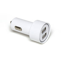 NXT Technologies - Chargeur de véhicule universel à 2 ports USB, blanc-Chargeur de véhicule de 12 à 24 V pour appareils mobiles