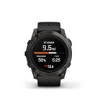 Garmin - Epix Pro Sapphire Edition - 51mm Titane DLC gris carbone avec bracelet noir-7