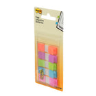 Post-it® - Languettes, 1/2 po, couleurs vives, paq./100-Paquet dévidoir transparent pratique  