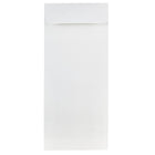 JAM Paper Enveloppes commerciale Strathmore à extrémité ouverte et gommée, 4 1/8 x 9 1/2 po, blanc lumineux, 1000/paquet-Blanc lumineux
