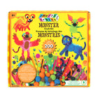 Smarts & Crafts Trousse de bricolages des monstres-Kit d'artisanat pour les activités en classe, les projets amusants à la maison et un cadeau unique pour les enfants.