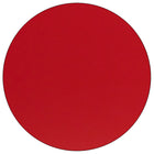 Flash Furniture – Table d’activités ronde, 48 po, dessus stratifié haute pression 1,25 po, pattes préscolaires réglables, rouge-Forme : ronde