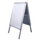 Eddie's - Cadre Tableau de marqueurs blancs et porte-affiches - 28,75" x 18,75" (surface d'écriture) - Aluminium (130445-1)-Tableau de marquage et porte-affiche A-Frame