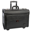 Nextech - Porte-documets à roulettes - 15,6 po ordinateur portable - Noir-Fabriqué en similicuir