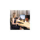 Fellowes - Support articulé pour un écran Platinum Series - blanc-Se monte facilement sur la majorité des bureaux d’une épaisseur entre .4 po et 3.35 po. ou