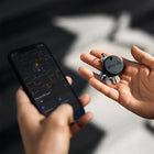 Chipolo - One Spot Bluetooth Item Chercheur - Noir - Paquet de 4-Si jamais votre article disparaît, l'application Apple Find My vous avertira lorsqu'il sera localisé