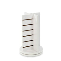 Can-Bramar – Présentoir tournant 4 façons pour comptoir EC-4WING-W, blanc, 12 x 12 x 21 po-Poids de l'emballage : 12 lb