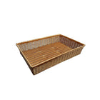 FuTECH - Panier moyen en osier - Brun clair - Paquet de 2-30 livres maximum