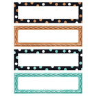 TREND enterprises Inc. Bandes pour énoncés effaçables, blanches, 7.6 x 61 cm, 30 bandes par paquet-Bandes précoupées avec surface effaçable à sec pour écrire des instructions et afficher des informations