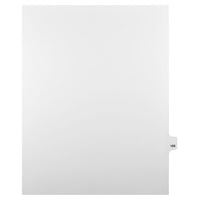 Mark Maker – Onglets séparateurs juridiques blancs, 1/25 onglets, format lettre, sans trous, numéro 169, 25/paquet-Onglets séparateurs blancs, 1/25 onglets