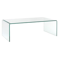 Plata Import - Grande table basse Cascade (CB124-45-LARGE)-Verre
