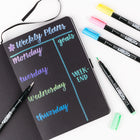 Tombow - Stylos-pinceaux pastel Fudenosuke - Paquet de 6-Inodore et non rechargeable. Stocker horizontalement.