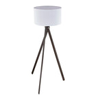 Union & Scale - Essentials - Lampadaire - 57.5 po-Cordon tissé noir avec interrupteur de ligne, longueur 2.8M