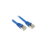 StarTech  Câble de raccordement blindé sans crochet Cat 5e RJ45 F/UTP, bleu, câble de raccordement de 50 pi-Type de câble : catégorie 5e