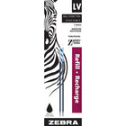 Zebra - Recharge d’encre à basse viscosité pour Z - 1000 StylusPen - 1,0 mm - noir - paquet de 2-Convient à tous les stylets Z - 1000