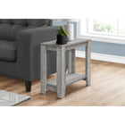 Monarch Specialties - 3380 Table D'Appoint - 22 po H/Gris Industriel-Ideale dans votre salon, votre salle familiale, votre chambre a coucher ou votre bureau, la table de bout est ultra-polyvalente.