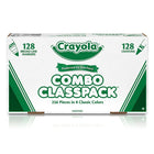 Crayola Crayons/Marqueur Combo Classpack - 256 Pack-Combiner deux classiques Crayola dans un pack abordable ! Ce paquet de classe Combo Crayons & Markers comprend des crayons et des marqueurs de 8 couleurs différentes.