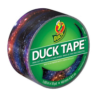 Duck Brand - Ruban à conduits imprimé  - 1,88 po x 10 vg - galaxie-Ruban à conduits imprimé