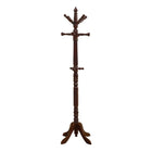Monarch Specialties - 2011 Patere - Traditionnelle Bois Massif Cerise-Ajoutez à la fonctionnalité de votre domicile avec cette patère classique dotée d'un poteau en bois tourné. Les jolis détails du poteau et le piédestal robuste offrent une solution de rangement élégante et simplifient l'organisation de votre entrée, vestiaire ou salon. Le fini traditionnel du cerisier complète le style classique de ce porte-manteaux intemporel à trois niveaux.