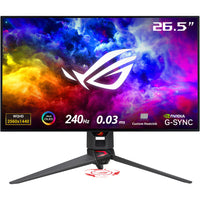ASUS - Moniteur de jeu ROG Swift OLED DSC 27 po - PG27AQDM-Moniteur de jeu OLED 26,5 pouces QHD (2560 x 1440) avec taux de rafraîchissement de 240 Hz pour un jeu immersif 