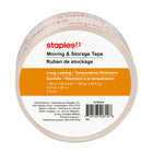 Staples - Ruban d'emballage Clear View robuste de qualité supérieure-Le ruban adhésif extra-fort offre une tenue durable, ce qui le rend idéal pour sceller des boîtes ou des cartons lourds pour l'expédition et le stockage.