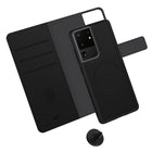 Portefeuille LBT Samsung Galaxy S21 Ultra Switch avec antimicrobien - Noir-Aimant détachable: le boîtier intérieur et le portefeuille sont faciles à combiner et peuvent être retirés avec la même facilité grâce à l'aimant.