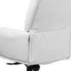 Flash Furniture - Fauteuil de direction multifonction, pivot, dossier élevé, traditionnel, cuir touffeté, blanc BT90269HWH-Mécanisme de verrouillage multi-inclinaison
