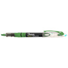 Surligneurs Sharpie genre stylo à encre liquide, pointe biseautée – vert – Paquet de 12-L’encre fluorescente pigmentée est plus vive que l’encre des surligneurs traditionnels