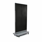 Azar Displays – Panneau perforé sur pied, 32 x 60 po, noir (700732-BLK)-En panneau perforé