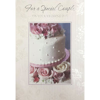 Rosedale – Cartes de souhaits et enveloppes, For A Special Couple On Your Wedding Day, 5 1/2 x 8 po, 12/paquet (18015)-Imprimées sur papier cartonné non couché de haute qualité