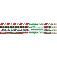 Musgrave Pencil Company "Happy Holidays From Your Teacher" #2 Crayons - 144 Pack-Crayons ronds de qualité en bois No. 2