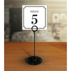 Porte-cartes à base spiralée, 5po, noir-2