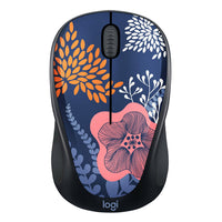 Souris sans fil Logitech collection désgine édition limitée - Forêt  florale-Des designs colorés: chaque souris colorée de l'édition limitée vous offre un look éclatant pour créer votre propre installation de bureau