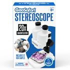 Educational Insights - GéoSafari® Stéréoscope-UN VRAI STEREOSCOPE POUR ENFANTS QUI TRAVAILLENT : Apportez des objets du quotidien dans une mise au point magnifique et agrandie avec un grossissement 20x et des objectifs doubles faciles à utiliser