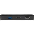 Targus - Station d'accueil de voyage DSU100BT USB 3.0/USB C-Sortie HDMI et VGA prenant en charge les projecteurs et les téléviseurs HD