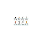 North Star – Ensemble de babillards Teacher Resources, l’alphabet, des lignes de calligraphies tradit., 7/paquet (NST9009)-Lignes d’alphabet d’écritures traditionnelles