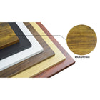 Ezywork - Bureau debout à hauteur réglable électrique de 48 po avec plateau entier - Cadre noir / Dessus de table marron vintage-Capacité de poids : 154 lb