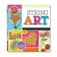 Klutz String Art-Comprend un livre de 60 pages, 360 pieds de ficelle en huit couleurs vives différentes, 550 épingles solides,