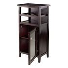 Winsome – Armoire à vin Alta-Les dimensions de l’armoire à vin sont 15,2 larg. x 11,5 prof. x 4,8 haut. (po).