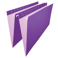 Staples Chemises suspendues de couleur, format légal, 8 1/2 po x 14 po, violettes-Format légal