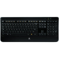 Logitech - Clavier Wireless Illuminated Keyboard K800, français-Touches gravées au laser et rétroéclairées : Vous pouvez taper facilement, m&ecirc,me dans l'obscurité, grâce aux touches rétroéclairées qui offrent un éclairage précis 
