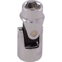 Gray Tools – Douille cardan, 6 pans, à prise 12 mm x 3/8 po, fini chromé-Taille : 12 mm