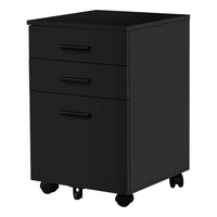 Monarch Specialties - 7781 Classeur 3 Tiroirs - Noir-Une grande surface pour aussi être utilisé comme meuble d'imprimante. Ce classeur à documents sur roues comporte 2 tiroirs de format lettres pour y ranger des livres, enveloppes ou autres documents et 1 grand tiroir de format légal