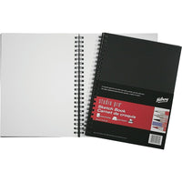 Hilroy - Carnet de croquis Studio Pro®, 9 po x 12 po, 75 feuilles-Papier blanc 70 lb, idéal pour les croquis aux fusains, pastels et crayons