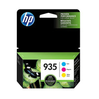 HP 935 Ens. 3 cartouches d’encre cyan, magenta et jaune d’origine (N9H65FN)-Couleurs: Cyan, magenta, jaune