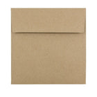 JAM Paper Enveloppes recyclées de 5,5 x 5,5 po, papier Kraft brun, 50/paquet-Enveloppes en papier recyclé Kraft brun