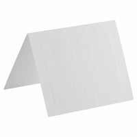 JAM Paper - Cartes pliantes vierges, format A2, 4-3/8 po x 5-7/16 po, panneau blanc, paquet de 25-Cartes pliantes vierges à panneau blanc